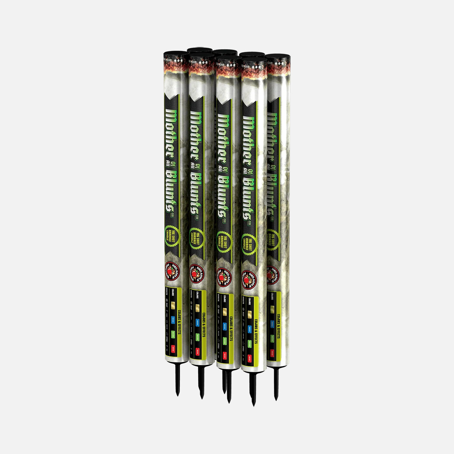 Mother Of All Blunts® 196 Shots Barrage Candles - Image 4